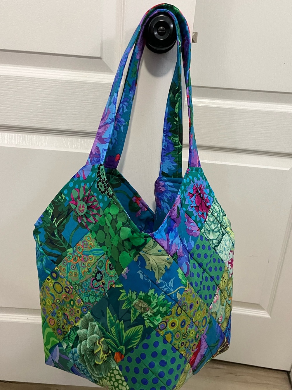 Kaffe Fassett Colorful Mondo Large Bag. . New. Tote. Cotton.